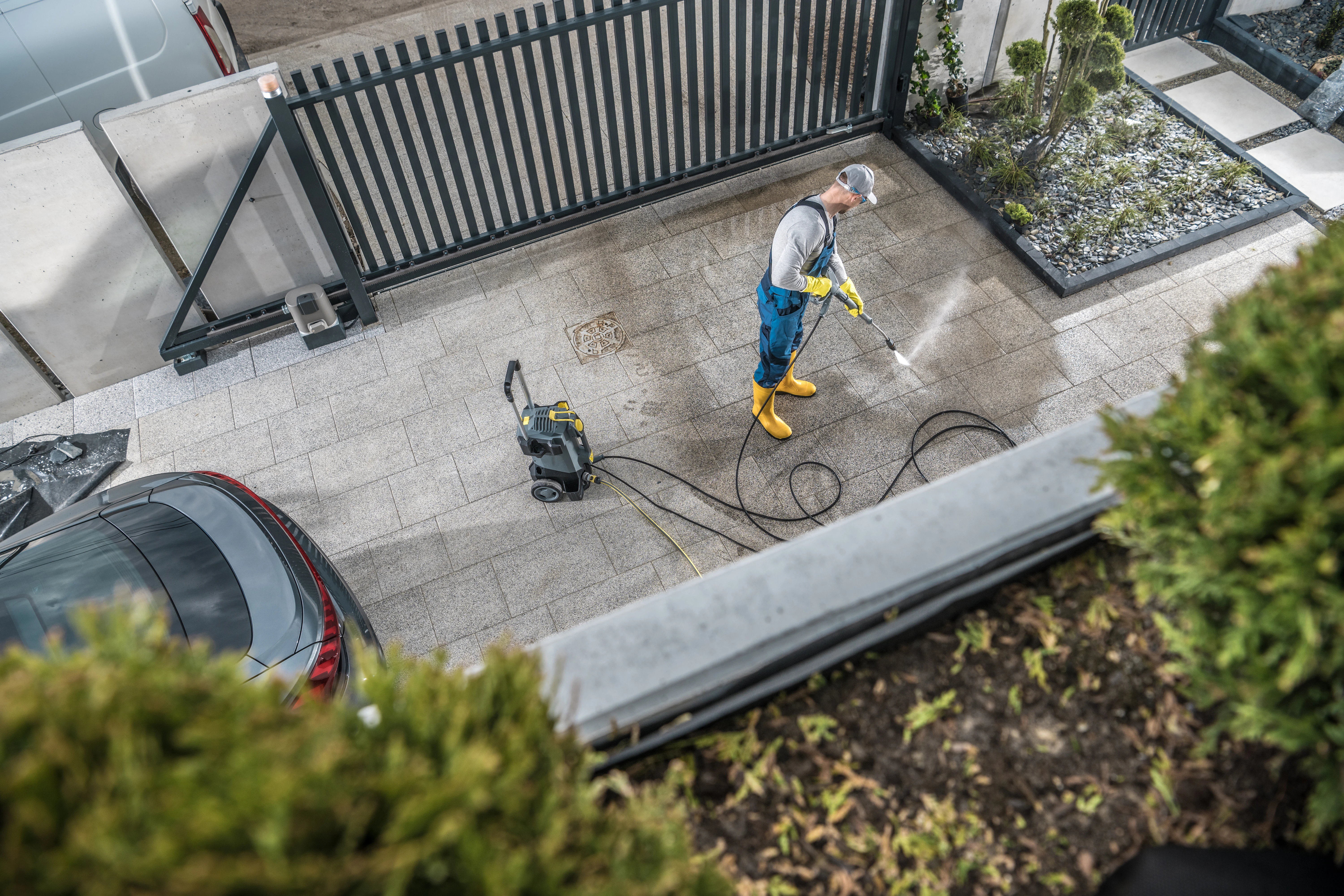 Deck cleaning